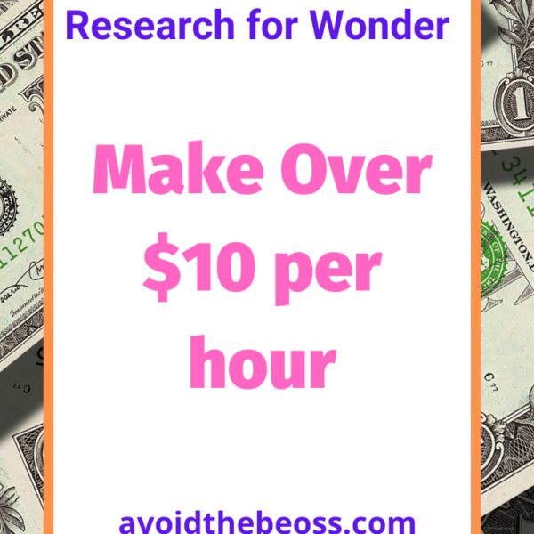 Make over $10/hour with Ask Wonder
