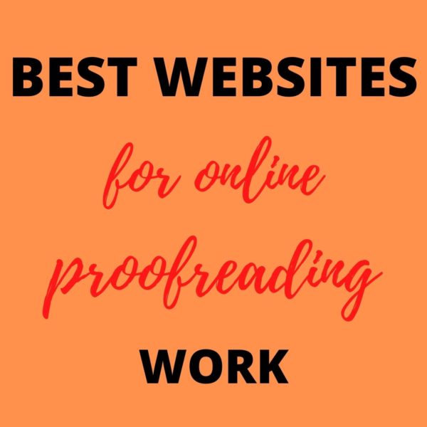 Best proofreading freelance jobs online companies